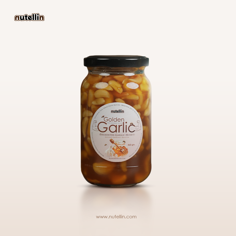 Golden Garlic Fermented Garlic Honey Blend